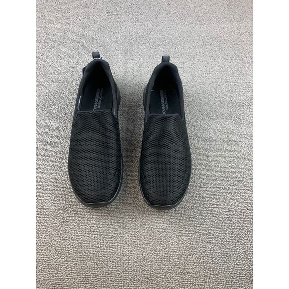 Skechers Goga Max Women US 8‎ Black Go Walk Shoes Slip-on Comfort Sneakers - Picture 2 of 7